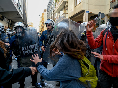 Επεισόδια στο κέντρο της Αθήνας- ΦΩΤΟ
