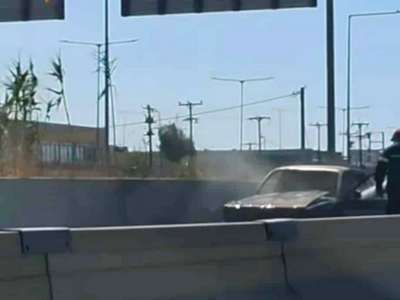 Περιμετρική Πατρών: Ι.Χ. τυλίχθηκε στις ...