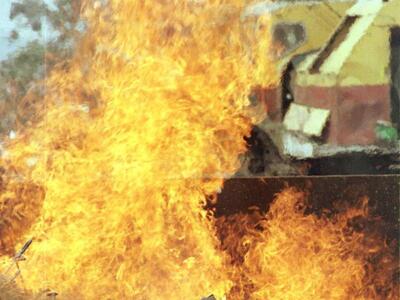 Πάτρα: Φωτιά σε φορτηγό στην Πειραϊκή - Πατραϊκή