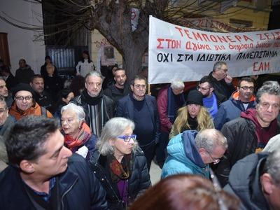 Ο Δήμαρχος Πατρέων Κώστας Πελετίδης, παρών στην εκδήλωση για τα 33 χρόνια από τη δολοφονία του καθηγητή Νίκου Τεμπονέρα