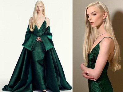 Aνια Τέιλορ Τζόι με Dior και κοσμήματα Tiffany