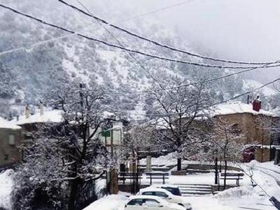Αχαΐα: Πυκνή χιονόπτωση από τις πρωινές ...