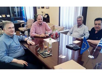 Επίσκεψη Γιώργου Μαυραγάνη στο Επιμελητήριο Αχαϊας