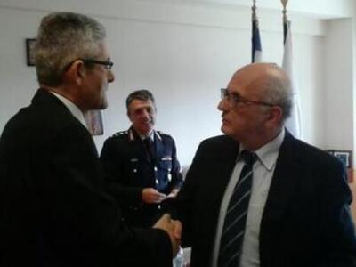 Ο Άγγελος Τσιγκρής με τον Πρόεδρο του Στ...