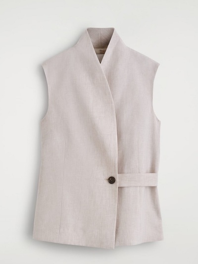 Γιλέκο που συνδυάζεται με ασορτί παντελόνι 