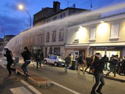 Βίαιες συγκρούσεις σε διαδήλωση στη Γαλλία