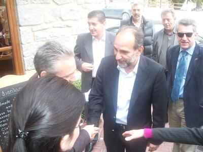 Περιοδεία Απόστολου Κατσιφάρα στα Καλάβρυτα