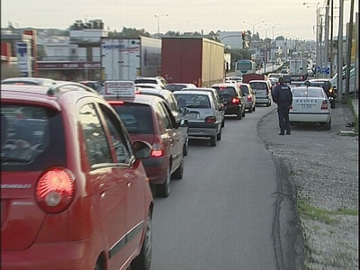 Μπλοκαρισμένες οι είσοδοι της πόλης λόγω...έργων 