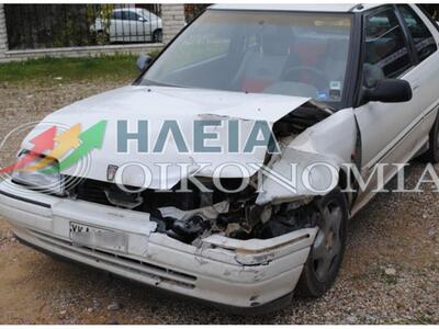 Ε.Ο.Πύργου-Τριπόλεως:Σύγκρουση 3 Ι.Χ. κο...