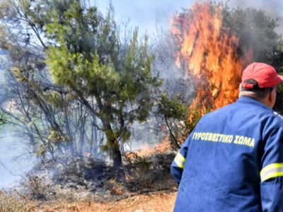 Φωτιά στον Πλατανιά Αιτωλοακαρνανίας: Επ...