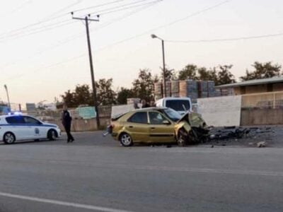 H στιγμή μετωπικής σύγκρουσης στο Αγρίνιο - ΒΙΝΤΕΟ