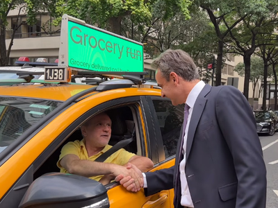 Η συνάντηση του Κυριάκου Μητσοτάκη με Έλ...