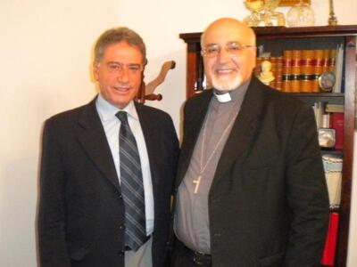 Συνάντηση Σπ. Σπύρου με τον αρχιεπίσκοπο...