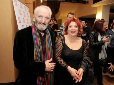 Ο Νικήτας Τσακίρογλου με τη Χρυσούλα Διαβάτη