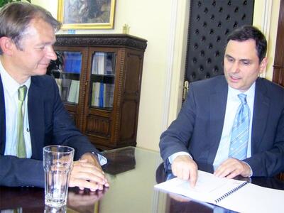 Στην Αθήνα ο επικεφαλής των Eυρωπαίων Πράσινων 