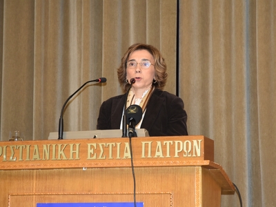 Η Δρ. Μαρία Θεοδωράτου – Μπέκου.