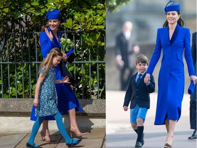 Κέιτ Μίντλετον: «Σέταρε» το royal blue μ...