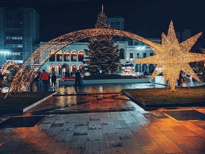 Χριστούγεννα στην Πάτρα από ψηλά (βίντεο)