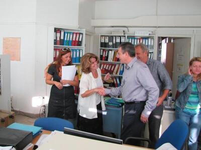 Ο κ. Κατσικόπουλος στο Δημαρχείο Ρίου