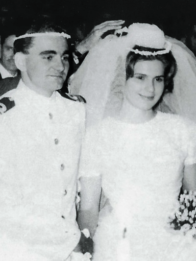 Βαρδής και Μαριάννα στον γάμο τους που τ...