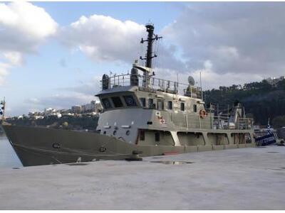 Αίγιο: Έφτασε το σκάφος της Υδρογραφικής...