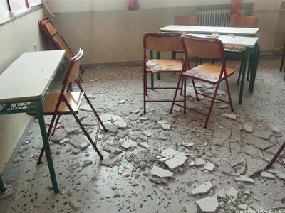 Πόρτο Ράφτη: Έπεσαν σοβάδες σε κεφάλια μ...