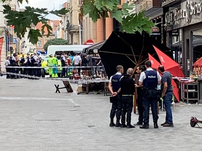 Συναγερμός στις Βρυξέλλες για βαν που έπ...