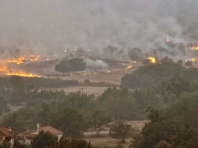 Φωτιά στον Φενεό Κορινθίας: Μάχη με διάσ...