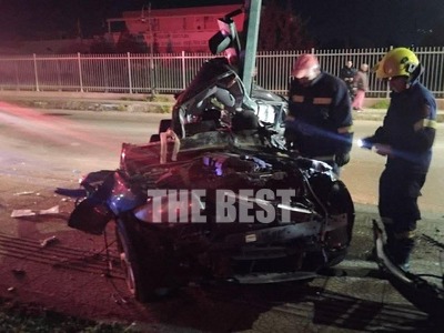 Πάτρα: Άμορφη μάζα το ΙΧ όπου σκοτώθηκαν...