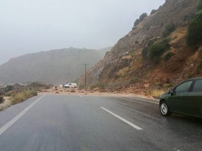 Βράχοι αποκολλήθηκαν λόγω παγετού και αν...