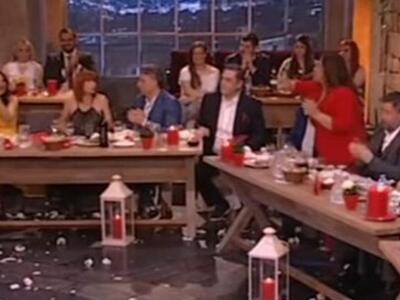 Η Βίκυ Σταυροπούλου πέταξε κόκκινο αυγό ...