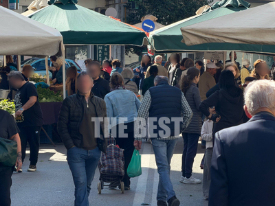 Γεμάτη κόσμο η λαϊκή της Πάτρας... άδεια...