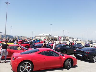40 Ferrari στο νέο λιμάνι της Πάτρας - ΦΩΤΟ