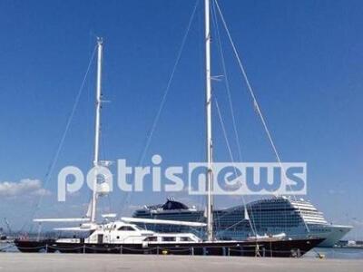 Στο Κατάκολο το πολυτελές σκάφος του γνω...