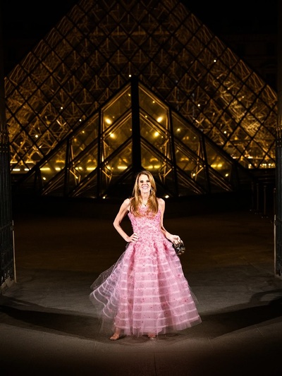 Aννα ντελο Ρούσσο με τουαλέτα Armani