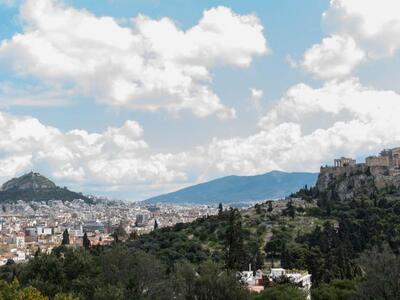 Η Ακρόπολη και ο Λυκαβηττός από το Αστεροσκοπείο