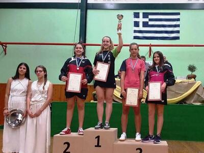 Πινγκ Πονγκ: Πρωτιά για την Βασιλική Ηλιοπούλου 