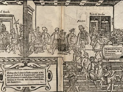 Γκραβούρα του 1605 για τον τρόπο προετοι...