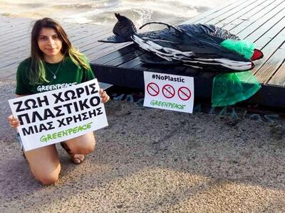 Ένα διαφορετικό δελφίνι... "ξέβρασε...