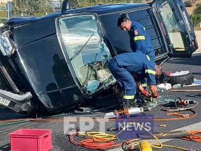 Τροχαίο με μία νεκρή και έναν τραυματία ...