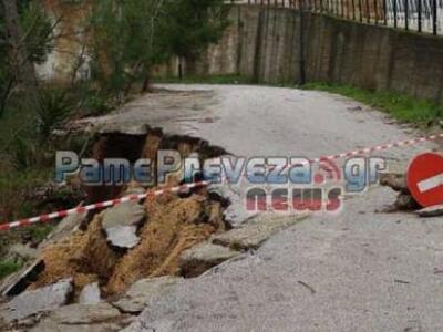 Πρέβεζα: Ξεχείλισε παραπόταμος στον Λούρ...