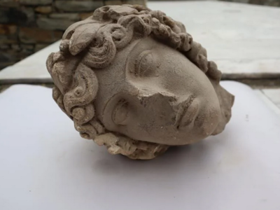 Φίλιπποι: Φοιτητές ανακάλυψαν κεφαλή του Απόλλωνα 