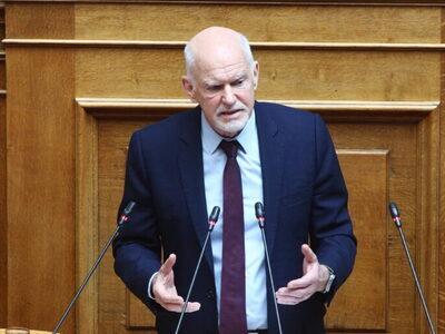 Παρέμβαση του Γ. Παπανδρέου για την πορε...