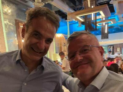 Η συνάντηση του Αντώνη Κουνάβη με τον Kυ...