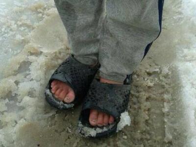 Μπότες για τα προσφυγάκια της Συρίας - Π...