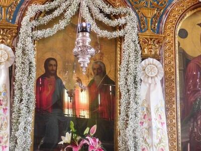 Πάτρα: Πανηγυρίζει ο ιερός ναός Αγίας Τρ...