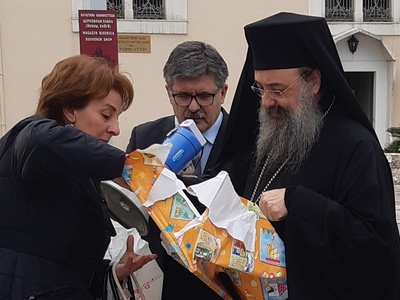 Ξενάγηση μαθητών στον Ιερό Ναό του Αγίου...