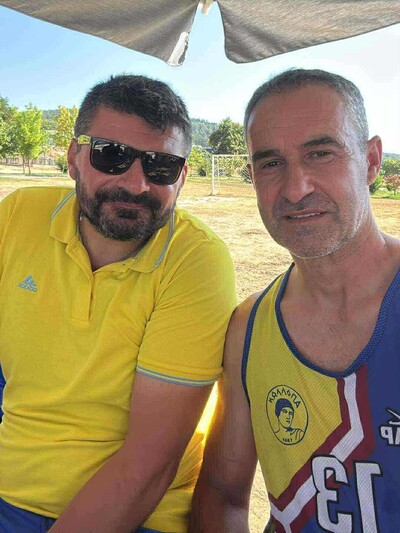 Μιχάλης Μάρκοβιτς (αριστερά) και Κανε...