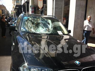 Απο τα επεισόδια στην Κορίνθου