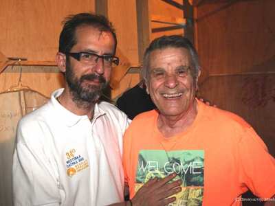 Στη φωτ. του Παν. Μουλίνου μαζί με τον Α...